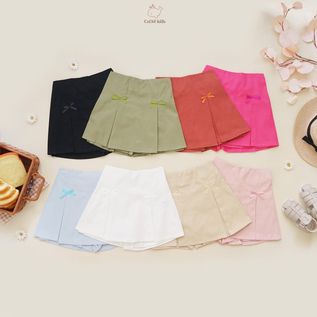 CELVEkids - Skort Pants Aurora rok celana Anak Perempuan Korean style Bahan Katun twill usia 1-6th