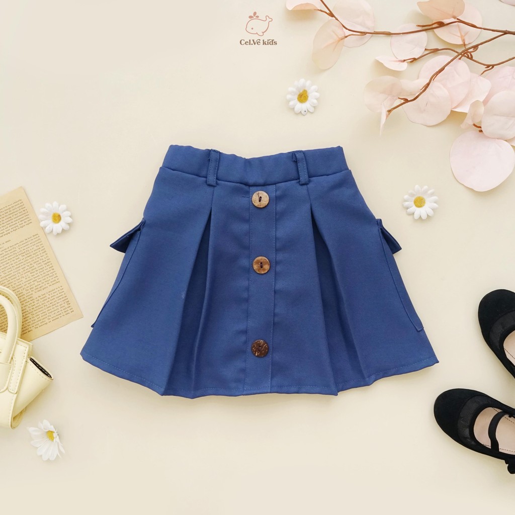 CELVEkids - Skort Pants Lucia rok celana Anak Perempuan Korean style Bahan Katun twill usia 1-8th