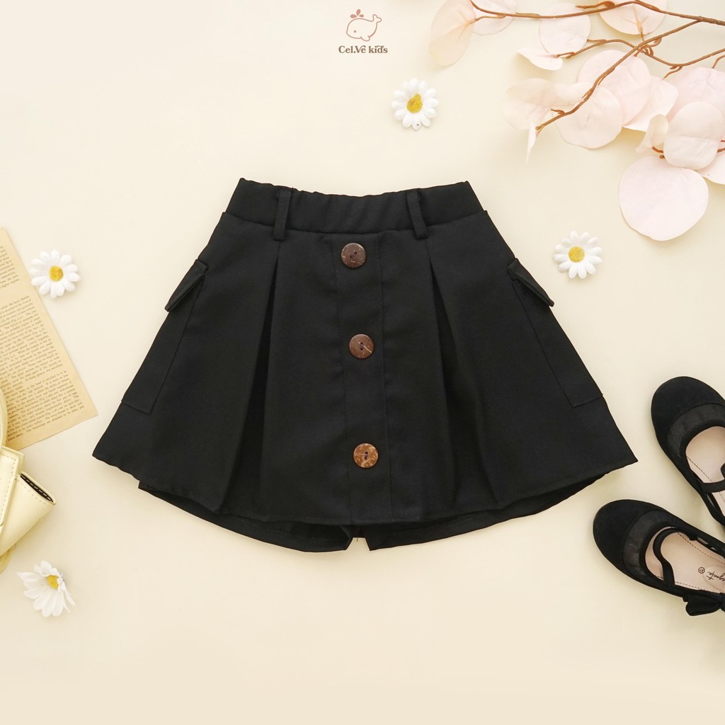 CELVEkids - Skort Pants Lucia rok celana Anak Perempuan Korean style Bahan Katun twill usia 1-8th
