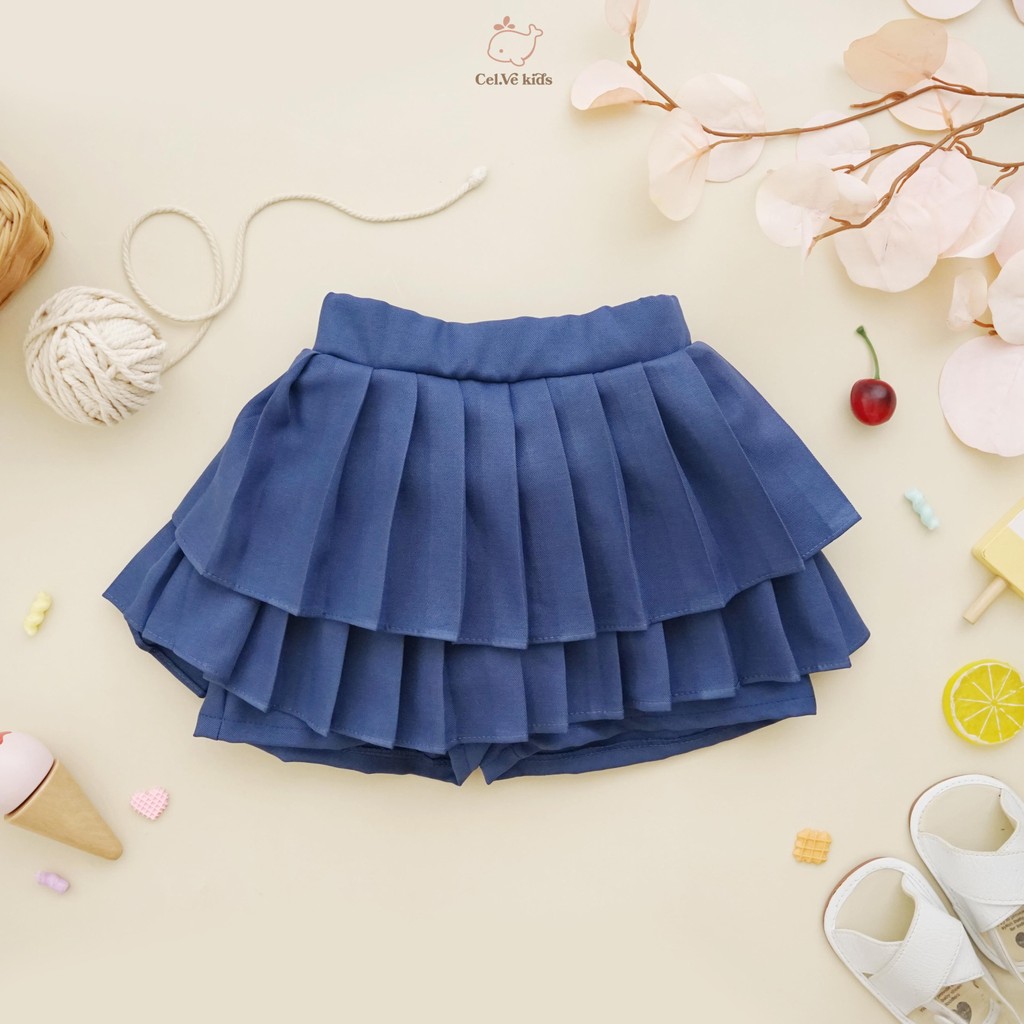 CELVEkids - Skort Pants Juliette rok celana Anak Perempuan Korean style Bahan Katun twill usia 1-8th