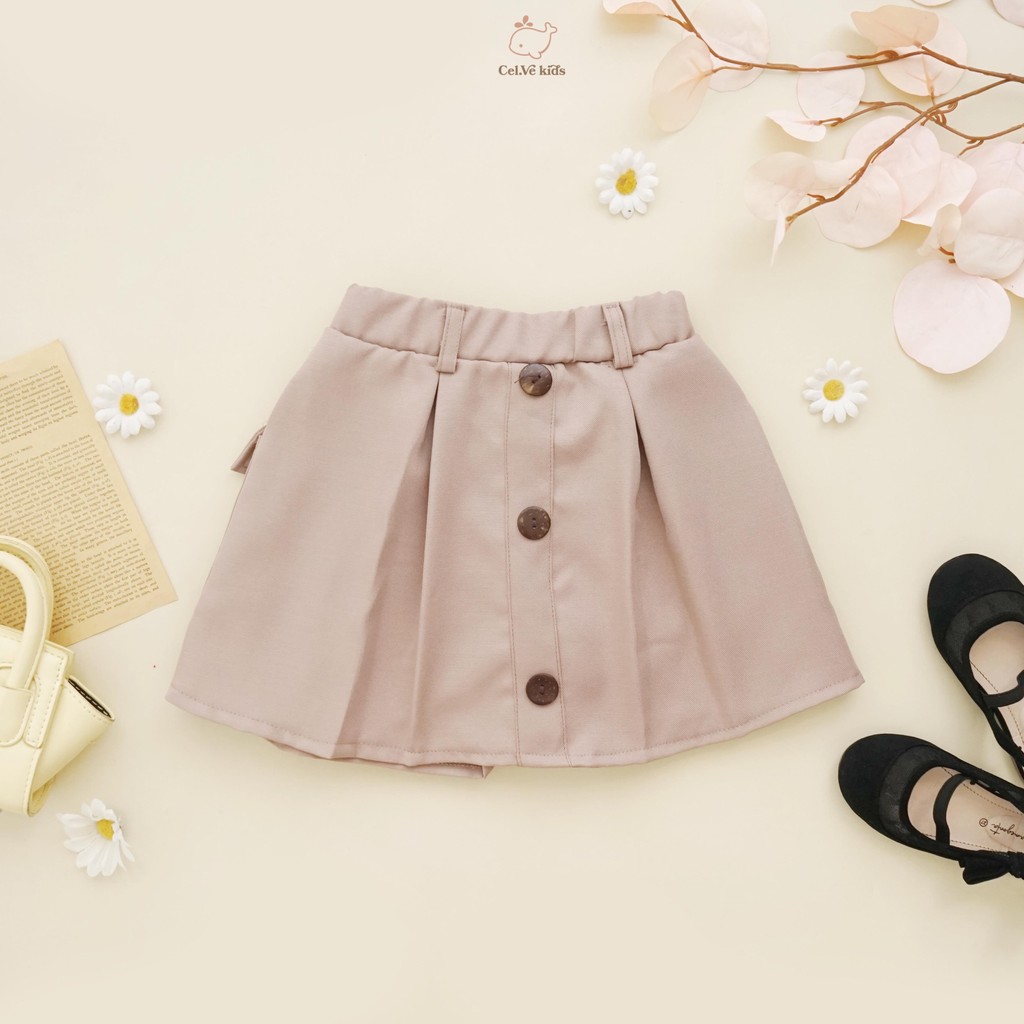 CELVEkids - Skort Pants Lucia rok celana Anak Perempuan Korean style Bahan Katun twill usia 1-8th