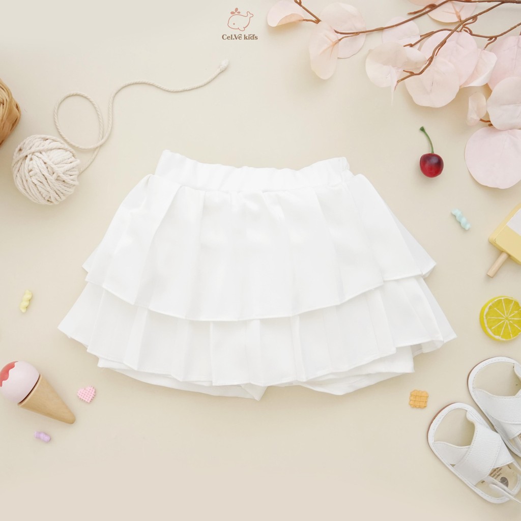 CELVEkids - Skort Pants Juliette rok celana Anak Perempuan Korean style Bahan Katun twill usia 1-8th