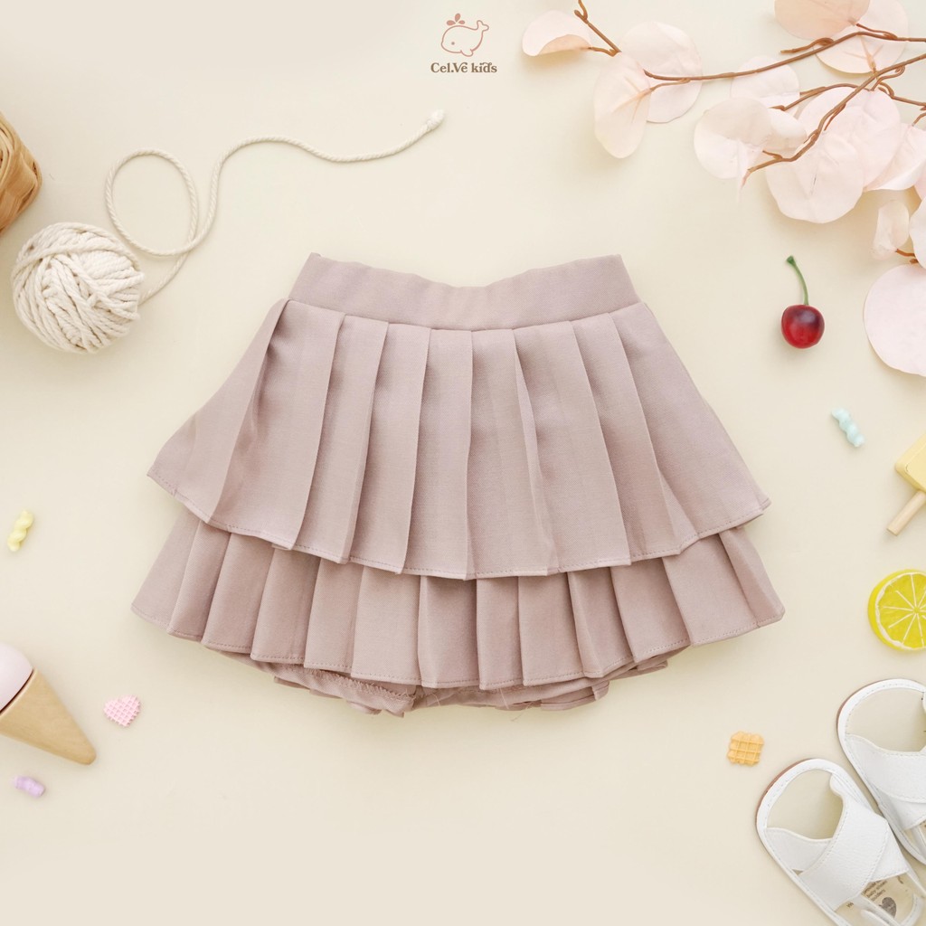 CELVEkids - Skort Pants Juliette rok celana Anak Perempuan Korean style Bahan Katun twill usia 1-8th