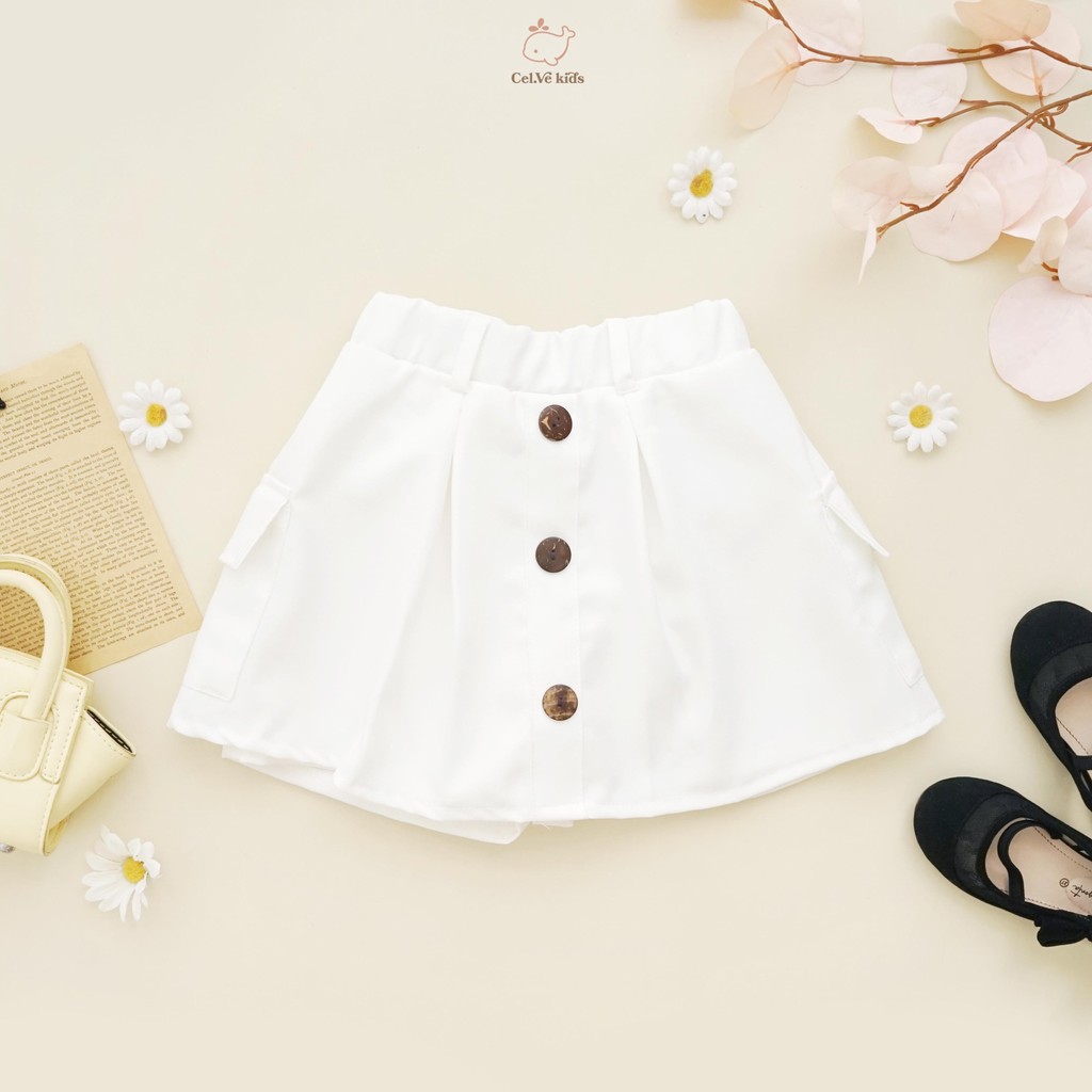 CELVEkids - Skort Pants Lucia rok celana Anak Perempuan Korean style Bahan Katun twill usia 1-8th