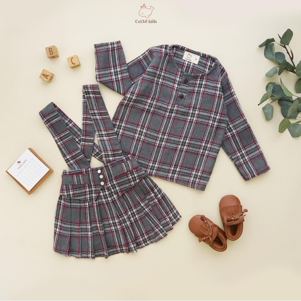 CELVEkids - Top Justine Atasan Anak laki laki Korean style Bahan Flanel usia 1-6th