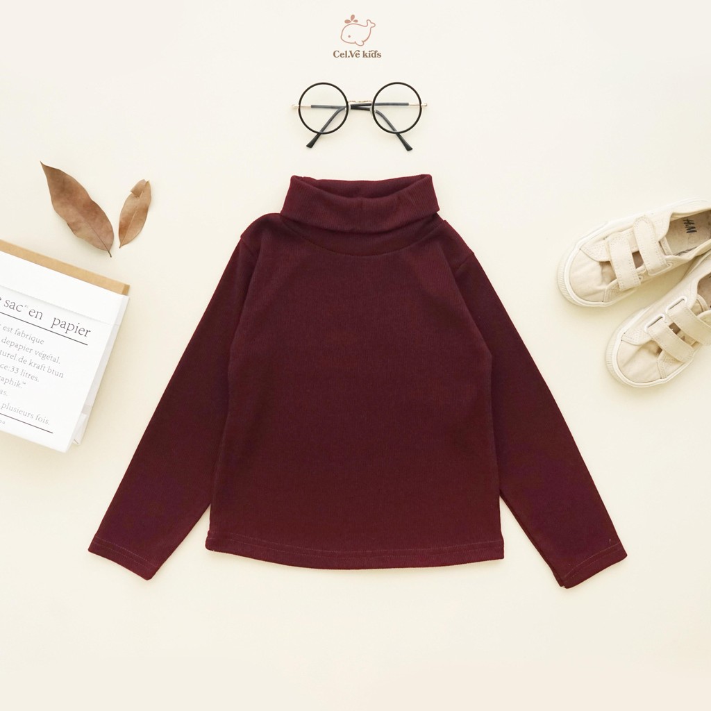 Celvekids - Top Paulina Atasan Blouse Anak Perempuan Korean Style Bahan Knit Viscose Usia 1-8th