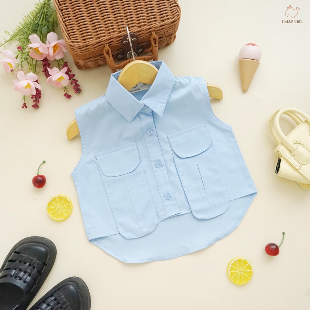 CELVEkids - Maudy Atasan Anak Perempuan Korean style Bahan Katun Jepang usia 1-5th