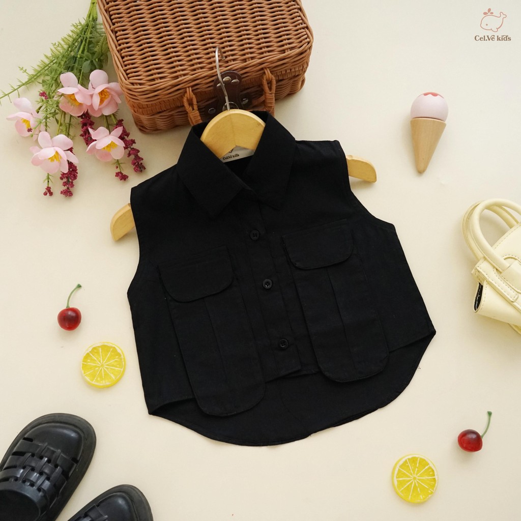 CELVEkids - Maudy Atasan Anak Perempuan Korean style Bahan Katun Jepang usia 1-5th