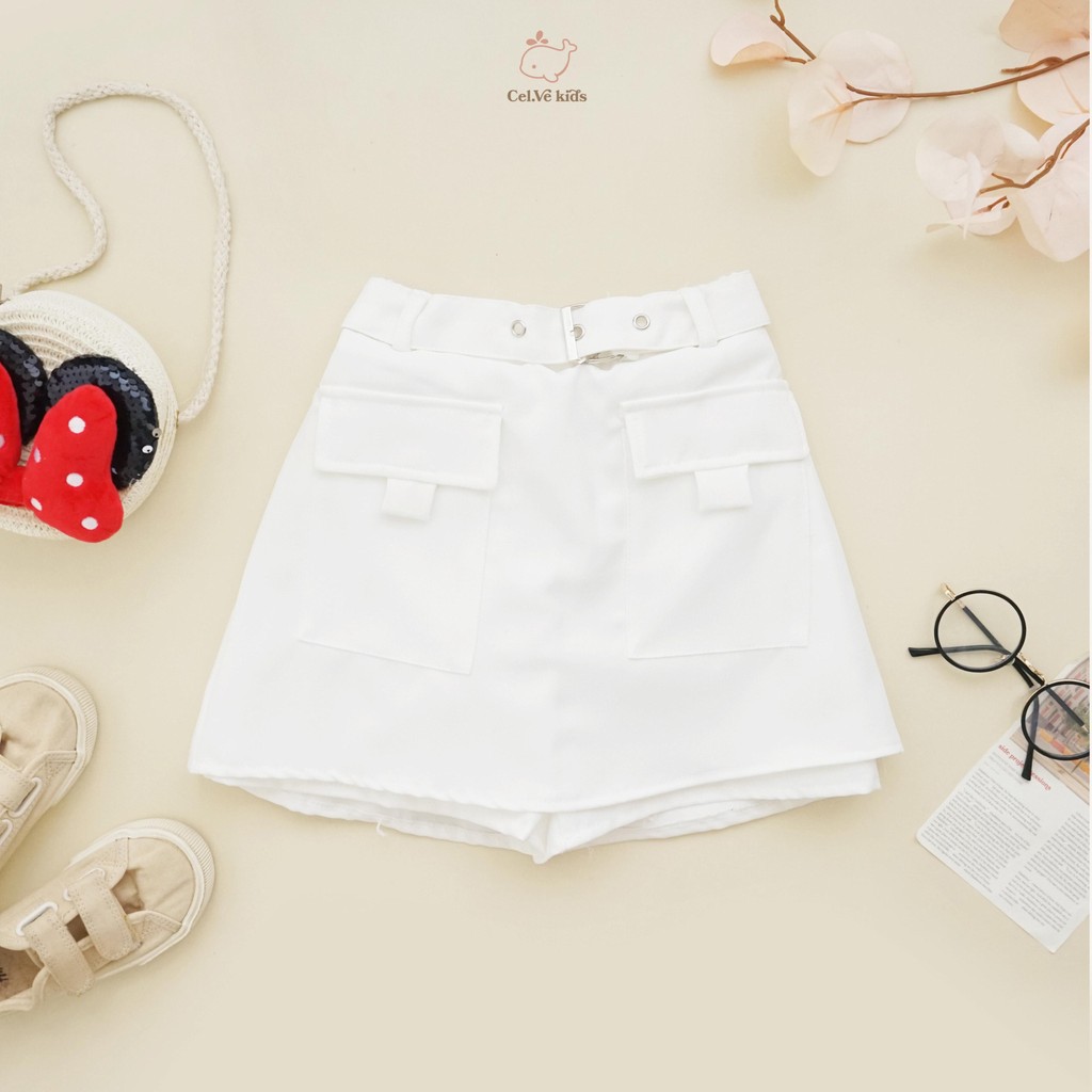 Celvekids - Skort Pants Elysia Rok Celana Anak Perempuan Korean Style Bahan Semiwool Usia 1-8th