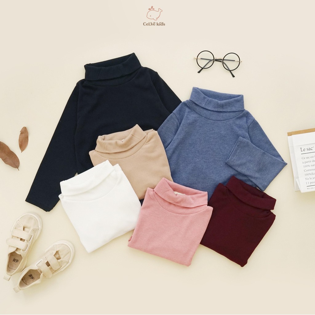 Celvekids - Top Paulina Atasan Blouse Anak Perempuan Korean Style Bahan Knit Viscose Usia 1-8th