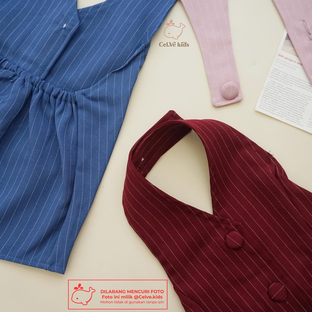 CELVEkids - Stelan Claudia Set Baju celana Anak Perempuan Korean style semiwool usia 1-8th