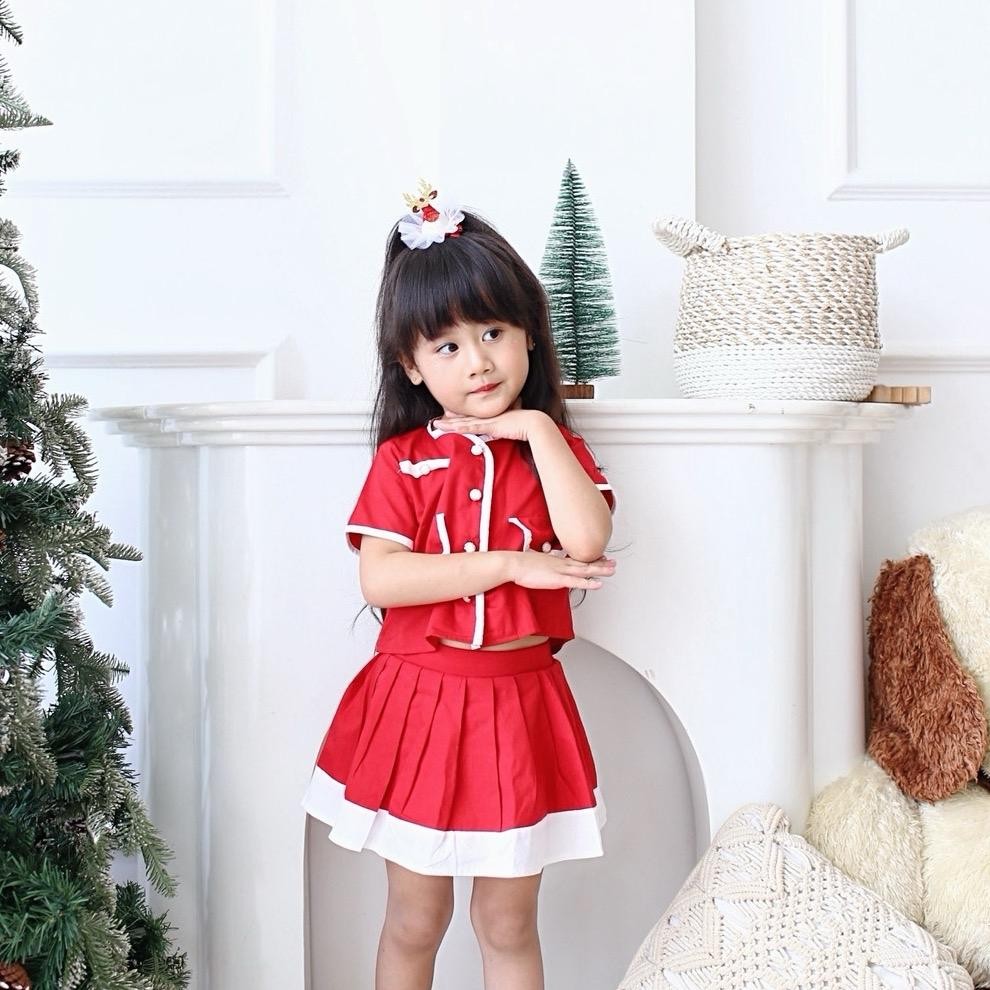 CELVEkids - Stelan Alecia Set Baju celana Anak Perempuan Korean style Bahan cotton usia 1-6tha