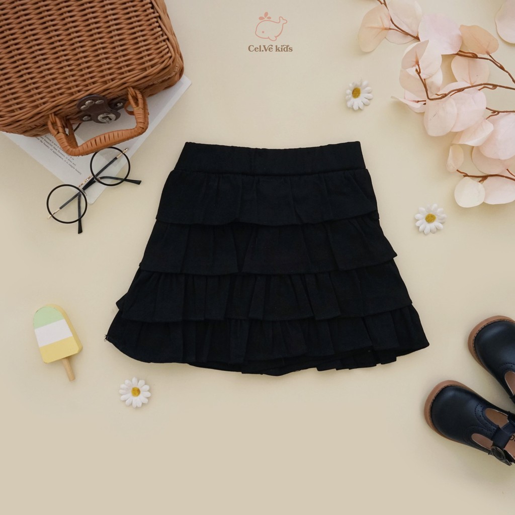 Celvekids - Skort Pants Nadine Rok Celana Anak Perempuan Korean Style Bahan Chinos Usia 1-8th