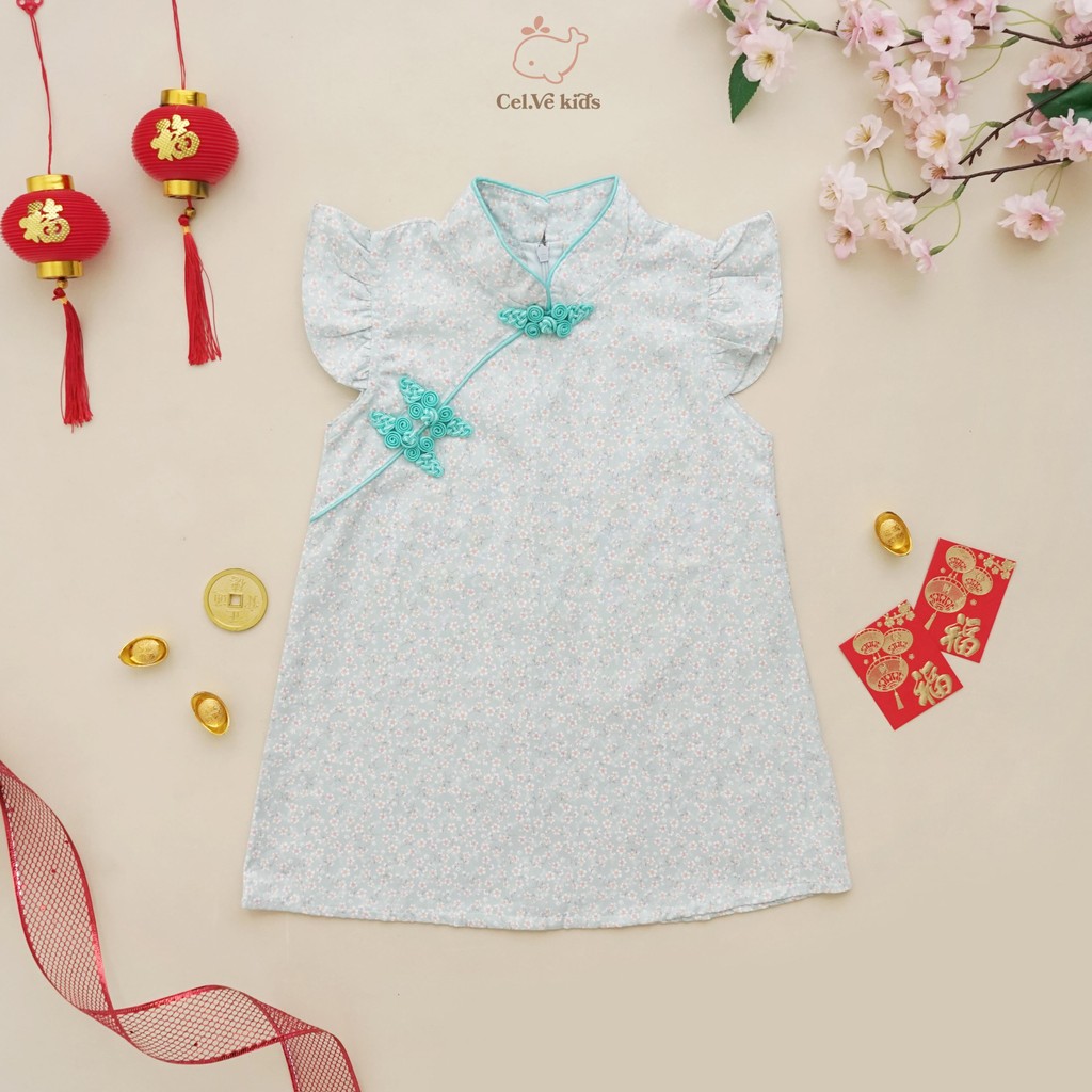 CELVEkids - LIN JIN Dress CNY Rok Anak Perempuan Korean style Bahan cotton usia 1-6th