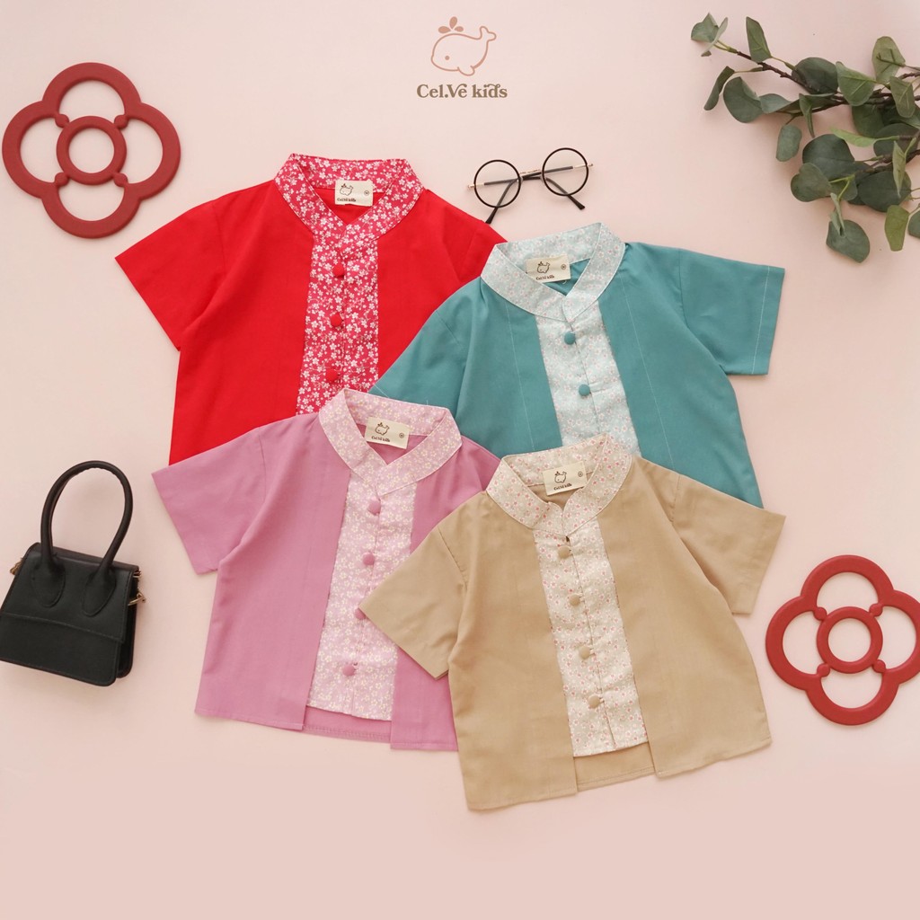 CELVEkids - Atasan top LONG WEI CNY Anak laki laki Korean style Bahan cotton usia 1-6th