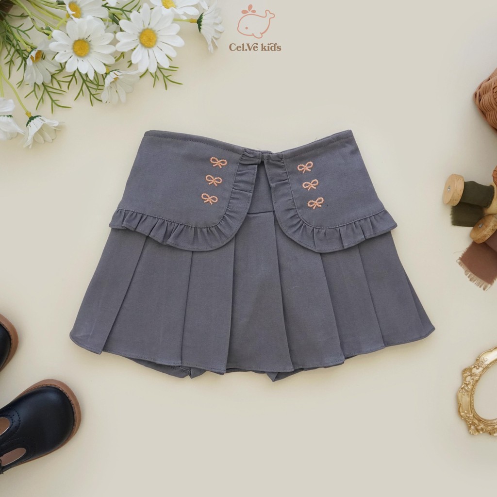 CELVEkids - Skort Pants Kelly rok celana Anak Perempuan Korean style Bahan Chinos usia 1-8th