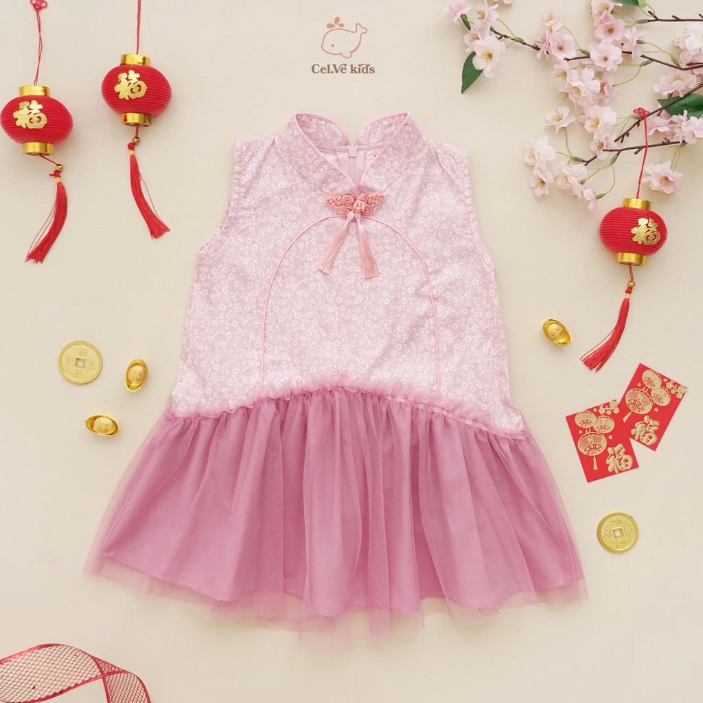 CELVEkids - GUI YING Dress CNY Rok Anak Perempuan Korean style Bahan cotton usia 1-6th