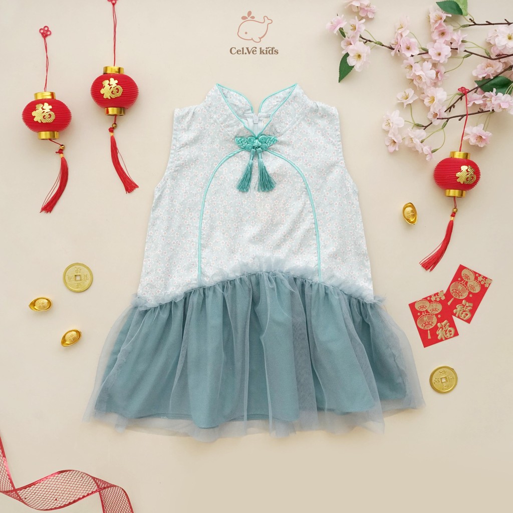 CELVEkids - GUI YING Dress CNY Rok Anak Perempuan Korean style Bahan cotton usia 1-6th