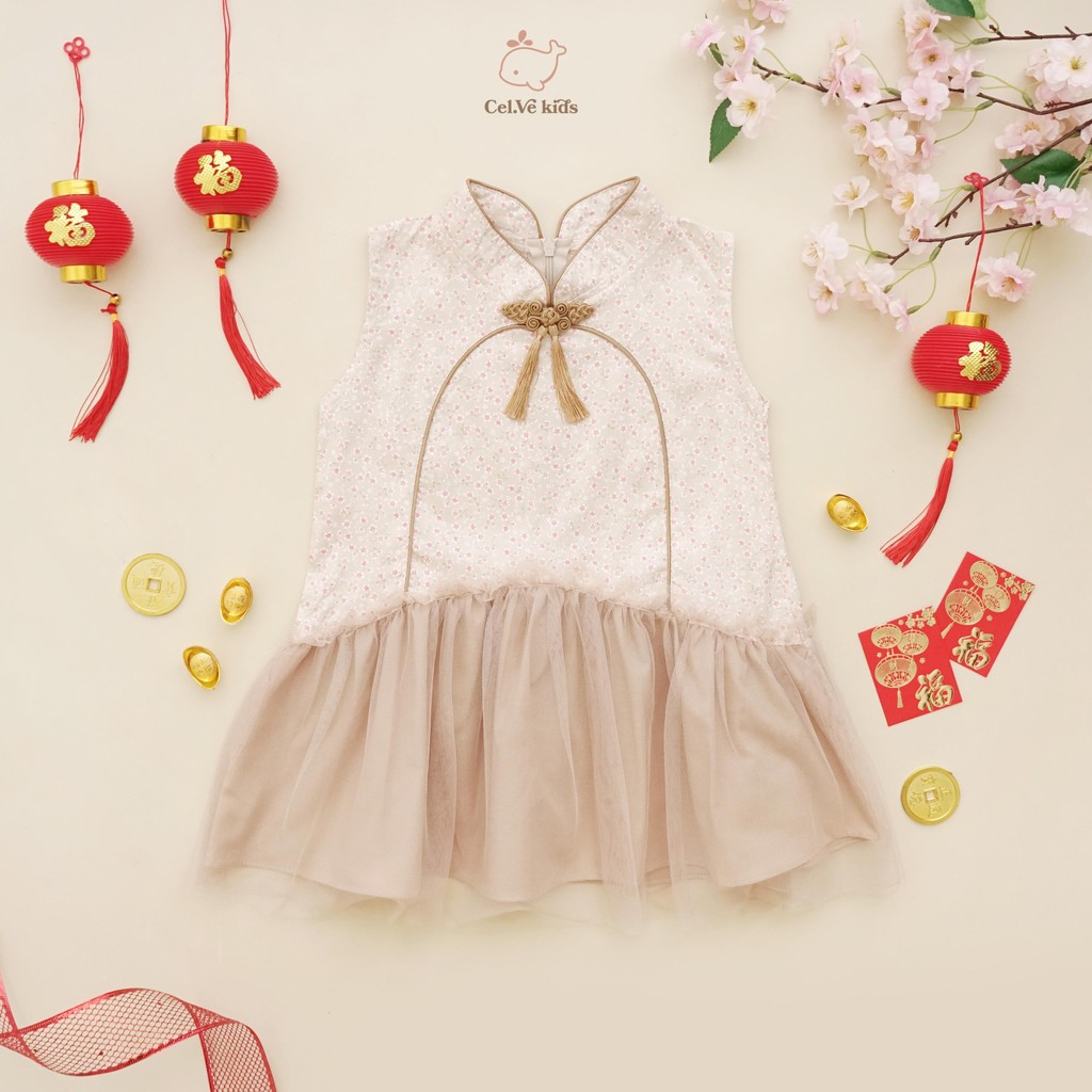 CELVEkids - GUI YING Dress CNY Rok Anak Perempuan Korean style Bahan cotton usia 1-6th