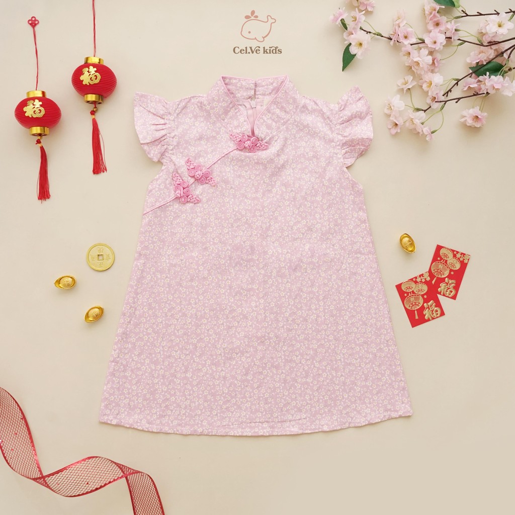 CELVEkids - LIN JIN Dress CNY Rok Anak Perempuan Korean style Bahan cotton usia 1-6th