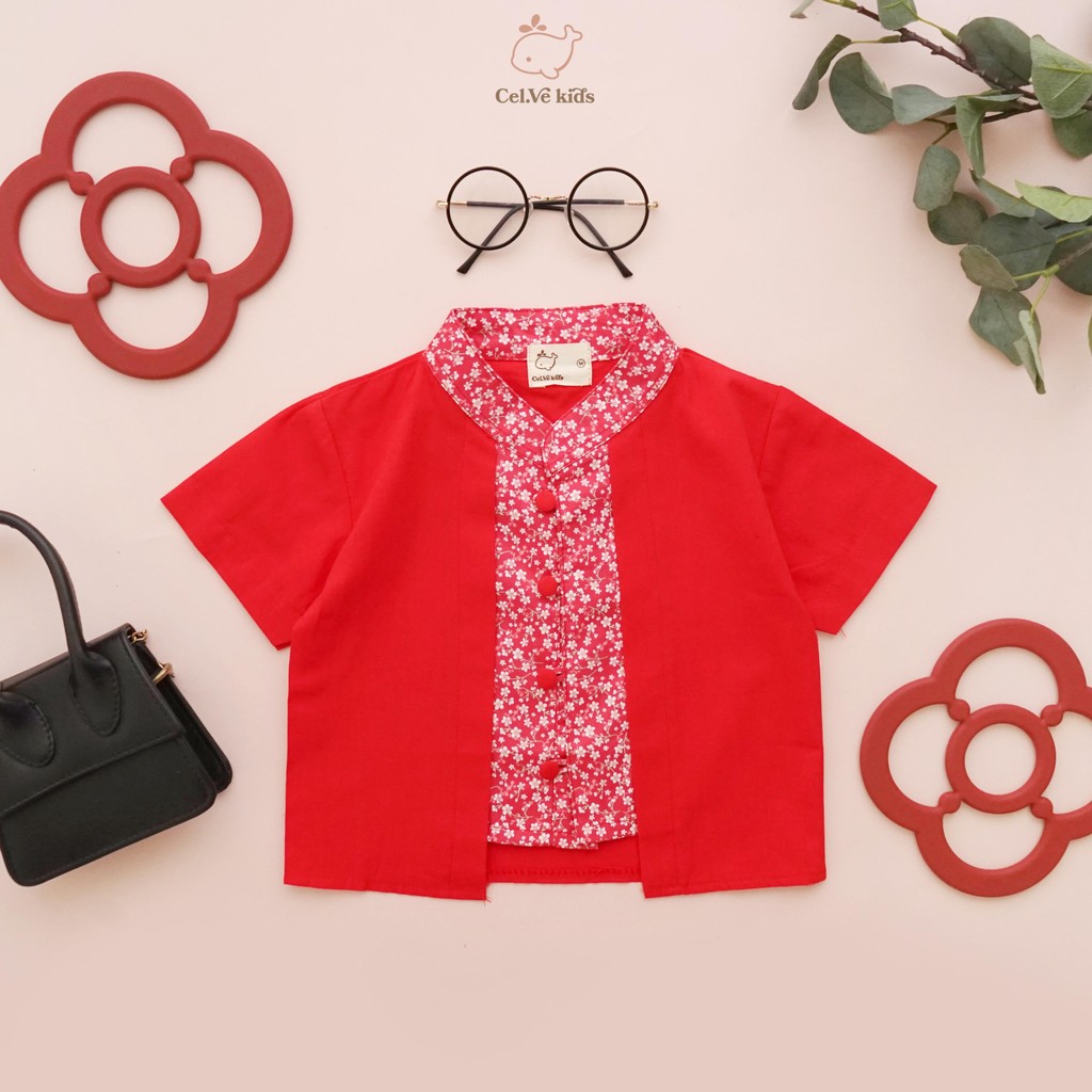 CELVEkids - Atasan top LONG WEI CNY Anak laki laki Korean style Bahan cotton usia 1-6th