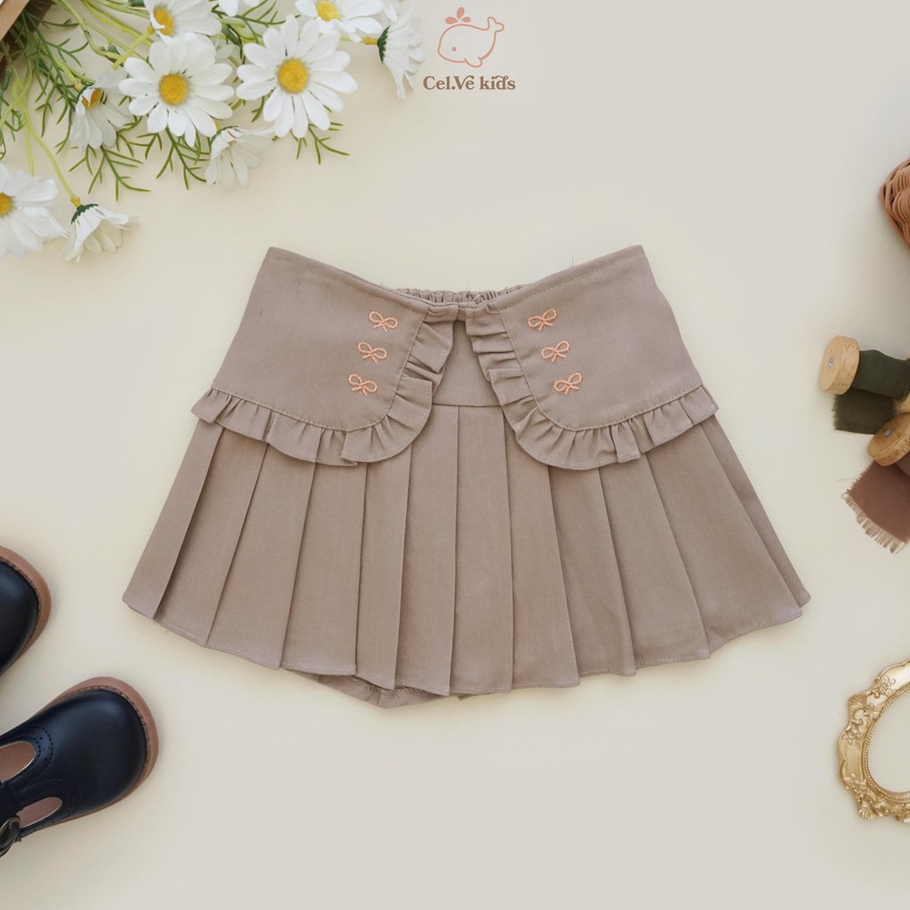 CELVEkids - Skort Pants Kelly rok celana Anak Perempuan Korean style Bahan Chinos usia 1-8th