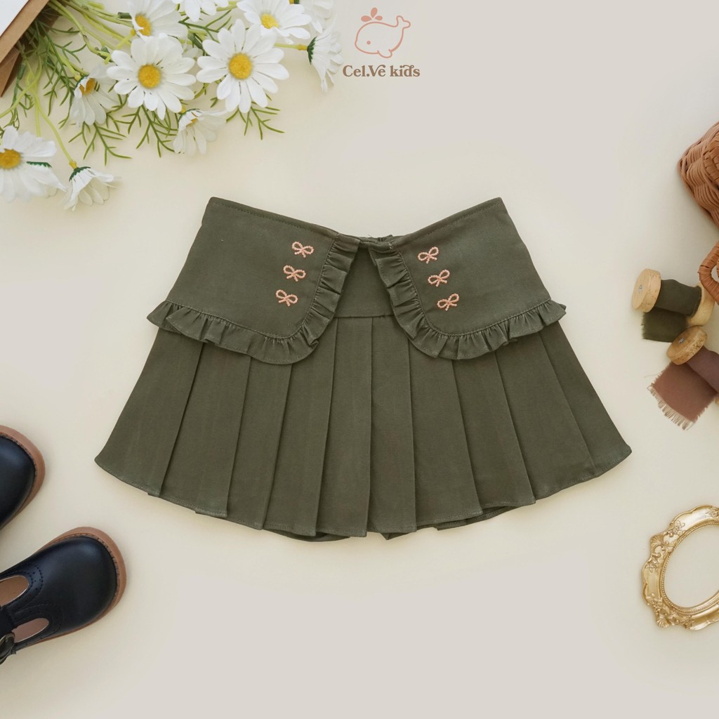 CELVEkids - Skort Pants Kelly rok celana Anak Perempuan Korean style Bahan Chinos usia 1-8th