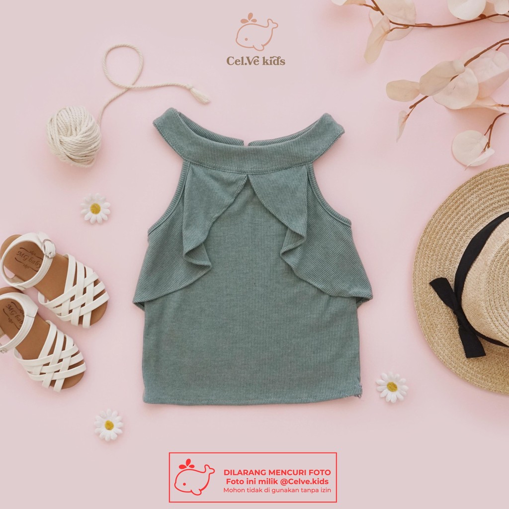 CELVEkids - Top Luna Atasan blouse Anak Perempuan Korean style Bahan knit usia 1-8th