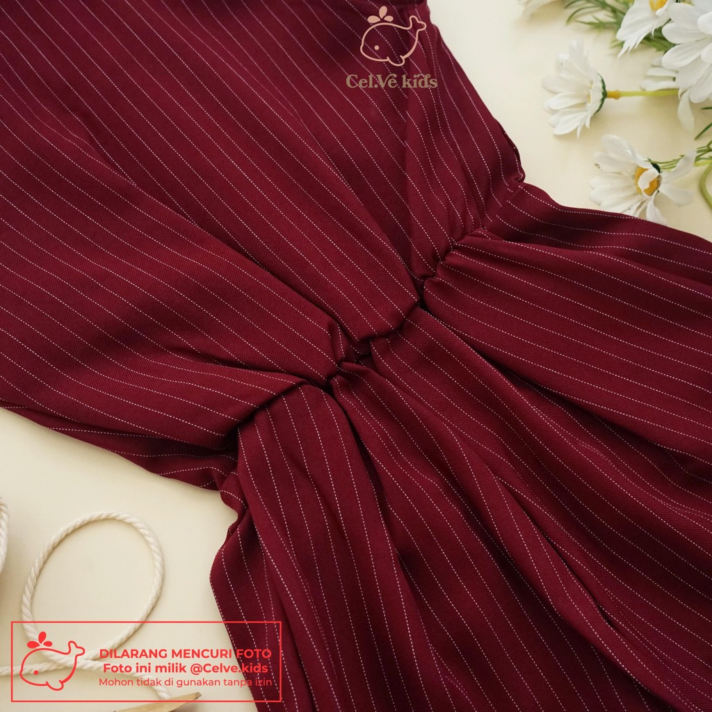 CELVEkids - Jumpsuit Ivanka Baju Celana Anak Perempuan Korean style Semiwool usia 1-8th