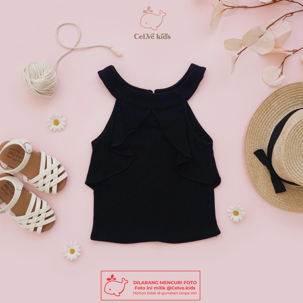 CELVEkids - Top Luna Atasan blouse Anak Perempuan Korean style Bahan knit usia 1-8th