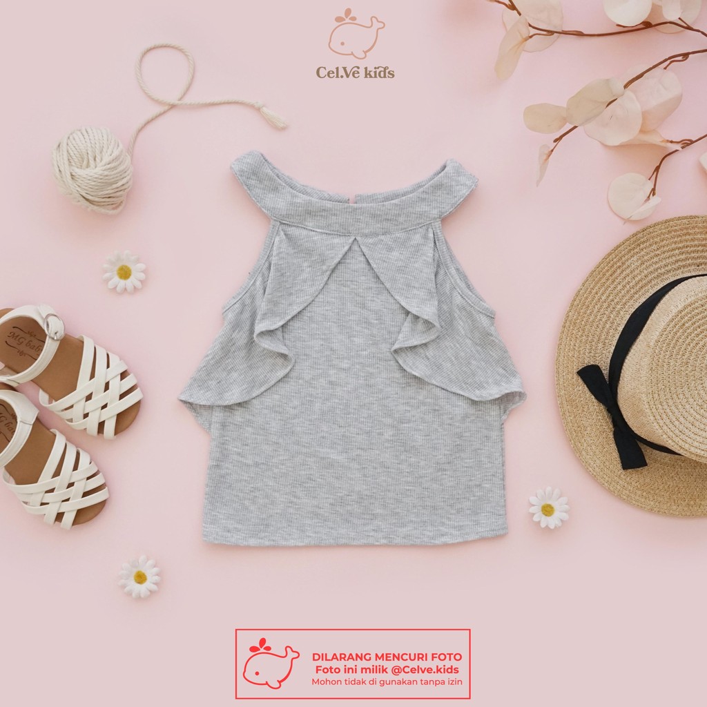 CELVEkids - Top Luna Atasan blouse Anak Perempuan Korean style Bahan knit usia 1-8th