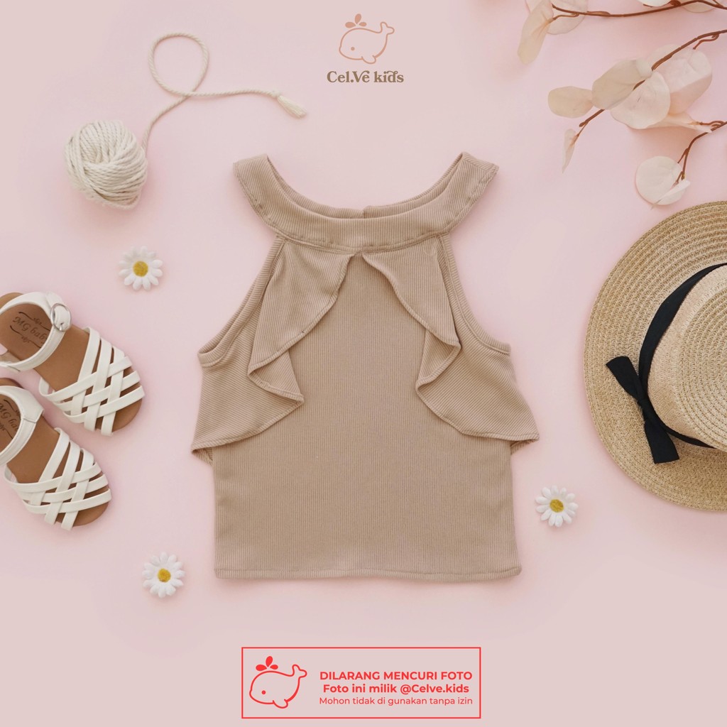 CELVEkids - Top Luna Atasan blouse Anak Perempuan Korean style Bahan knit usia 1-8th