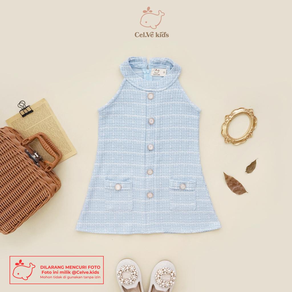 Celvekids - Dress Zelda Baju Rok Anak Perempuan Korean Style Knit Usia 1-8th